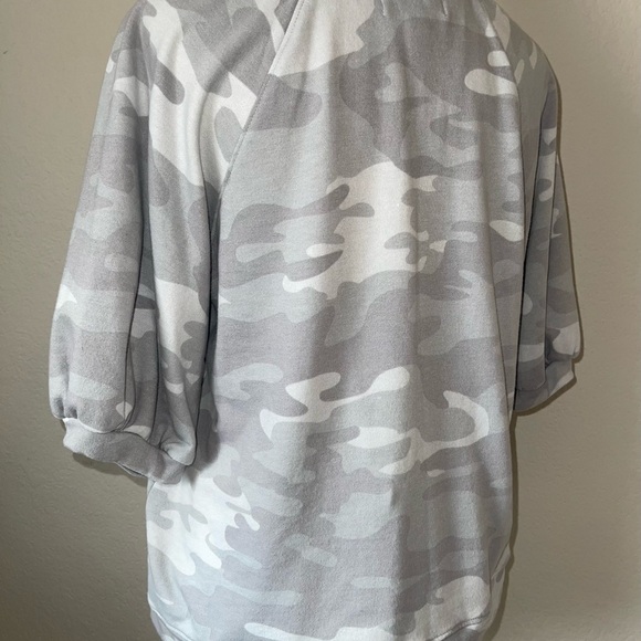 NWOT New Direction Camp cute bubbled sleeve thin pullover sweat shirt - Picture 3 of 7